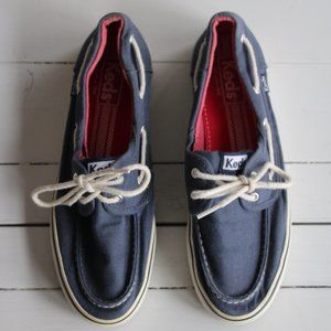 Blue Keds Slip On Boat Shoes, Women's Size 7